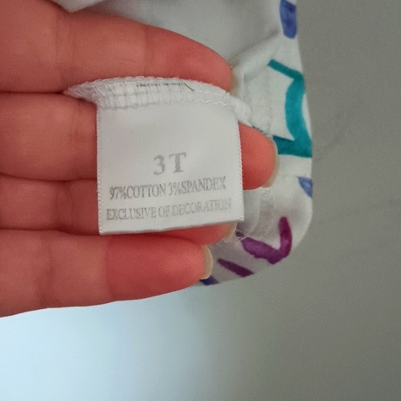 Pete and Lucy musical note tank with shoulder set straps . - Picture 3 of 4